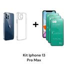 3UN Película Flexíveis De Cerâmica Para Iphone 13 PRO MAX + 1UN Capa Capinha Anti Impacto Transparente 3UN Película Flexíveis De Cerâmica Para Iphone 13 PRO MAX + 1UN Capa Capinha Anti Impacto Transparente