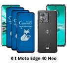 3UN Película Fosca Privacidade + 1UN Capa Transparente para Moto Edge 40 Neo 3UN Película Fosca Privacidade + 1UN Capa Transparente para Moto Edge 40 Neo