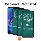3UN Película Fosca Privacidade para Motorola Moto G54 Anti Espião