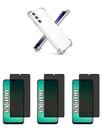 3UN Película Fosca Privativa + Capa Silicone TPU Para Galaxy A26 5G