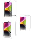 3UN Película Protetora De Vidro Temperado 3D para Iphone 16 Pro Max
