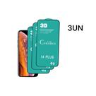 3UN Películas Protetoras De Cerâmica 9D Para Iphone 14 PLUS