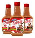 3un Petisco Para Gatos Molho Para Ração Sabores 250g Cada