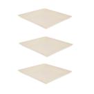 3un Petisqueira prato quadrado 24x24cm fundo Marfim 3un Petisqueira prato quadrado 24x24cm fundo Marfim