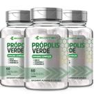 3Un Propolis Verde D3 C Zinco 500mg 180 Cáps - Kit 3 Meses