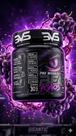 3VS Nutrition Pré Treino Beast Kaos 300g Energia Foco Performance Máxima Para Treinos Intensos Compre Já SABOR:UVA
