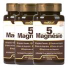 3x 5 Magnésio Malato Hidróxido Taurato Bisglicinato 60 Cápsulas 500mg - Melfort 3x 5 Magnésio Malato Hidróxido Taurato Bisglicinato 60 Cápsulas 500mg - Melfort