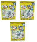 3x Adesivos Color Stickers Artkids Acrilex Crie Seu Adesivo