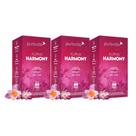 3x Alpha Harmony Puravida Óleo De Borragem Triptofano 90caps