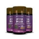 3x atena hair + ácido hialurônico 60 caps hf suplementos