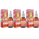 3x B-Trix (Vitamina B12) Kids 20ml Sabor Morango Flora Nativa