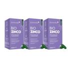 3x Bio Zinco Pura Vida Zinco Quelado Aminoácidos 30 Cápsulas