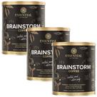 3x Brainstorm Coffee Com Coq10 + Tcm - Café com Especiarias - 186g - Essential Nutrition