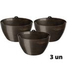 3X Cachepô Elegance Cuia 01 (4L) Café Imperial NUTRIPLAN