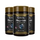 3x calcio magnesio zinco vit d3 k2 60caps hf suplementos