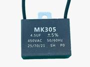 3x Capacitor Partida 4,5uf/450v Fio 37x18x30mm Mk305 3x Capacitor Partida 4,5uf/450v Fio 37x18x30mm Mk305