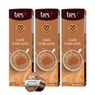 3x Cápsula de Café Com Leite Tres 3 Corações 10 Unidades