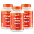3x Coenzima Q10 100mg + Ômega 3 Bigens 60 Capsulas