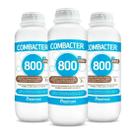 3x Combacter 800 Desinfetante Quaternário Amônia Dominus 1L