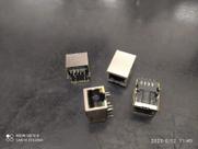 3x Conector Rj45 Blindado Com Led Femea 90 Pulsejack