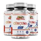 3x Cúrcuma com Colágeno Tipo2 UC2 750mg 90cps 3x Cúrcuma com Colágeno Tipo2 UC2 750mg 90cps