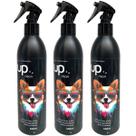 3x Desembaraçador Pelos Para Cachorro Pet 500ml Com Queratina
