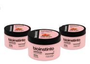 3x Esfoliante Bio Instinto Corporal E Facial 300g MORANGO