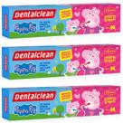 3x gel dental infantil peppa pig com fluor 50g - dentalclean