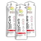 3x IsoCarb Energy Gel Alquimia da Saúde Morango 15 Unidades 60g -