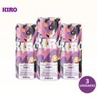 3x Kiro Bebida Gaseificada de Maracujá e Cúrcuma 310ml