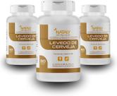3x Levedo de Cerveja Rico em Vitamina B6 90 Comprimidos de 1000mg Nataly