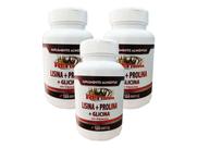 3x Lisina + Prolina + Glicina Aminoácidos 120 Cápsulas 500mg - Rei Terra