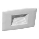 3X Luminária Parede Branco Balizador Step LED 2W CX 4x2 Opus ST2529