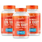 3x Mega Ômega 3 Epa 1000mg Dha 400mg Meg-3 Bigens 60 Capsulas