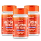 3x Melatonina Night Calm Time Release Bigens Menta 120 Tabletes