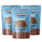 3x Mix de Aveia Proteica Oatmeal Cacow Chocolate 450g -