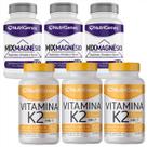 3x Mix Magnésio + 3x Vitamina K2 - MK-7 - Nutrigenes 3x Mix Magnésio + 3x Vitamina K2 - MK-7 - Nutrigenes