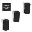 3x Modulo Interrupt Miluz Simples Grafite S3b72011 Schneider 3x Modulo Interrupt Miluz Simples Grafite S3b72011 Schneider