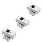 3x Modulo Tomada Rede Rj45 Cat6 Liz 57115056 Tramontina Informatica