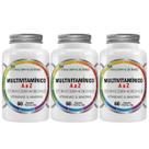 3x Multivitamínico De A / Z Vit E Minerais 180 Cápsulas Flora Nativa do Brasil
