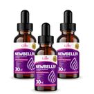 3x Newbelliv Ácido Hialurônico, Silício, Resvaratrol, Colágeno, Selênio e Vitms 30ml Celliv