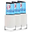 3x O Melhor Esmalte Fortalecedor Casco de Cavalo 10ml - Cora Ref.69