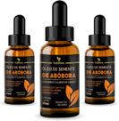 3x Óleo de Semente de abóbora Rico em Vitamina E em Gotas 30ml Tuttiflora