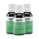 3X Óleo Vegetal De Orégano 100% Puro E Natural Prensado a Frio 30ml Ayeko