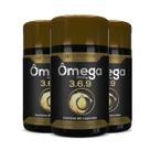 3x OMEGA 3 6 9 60CAPS PEIXE LINHAÇA BORRAGEM HF SUPLEMENTOS