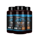 3x omega 3 fish oil 300 caps hf suplementos