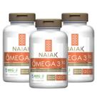 3x Ômega 3 TG Epa 540mg Dha 360mg Naiak 120 Cápsulas