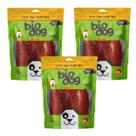3x Petisco Gourmet Bio Dog Soft Steak-para Cães- Frango-100g
