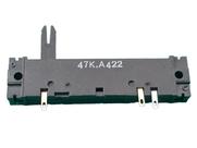 3x Potenciometro Deslizante 47ka 3 Pinos 68mm Curso 40mm