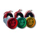 3x Sinaleiro Voltímetro Amperímetro Vermelho Verde Amarelo